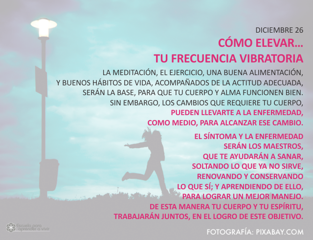 Cómo elevar... tu frecuencia vibratoria